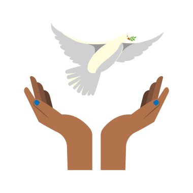 Dünya Barış Günü tatil vektörü