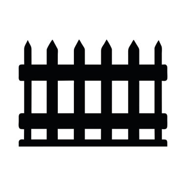 ahşap çit siluet tarzı simge