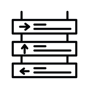 Havaalanı işareti çizim vektörü izole edildi