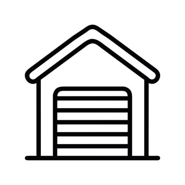 depolama simgesi resimleme vektörü izole edildi