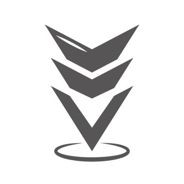 pin simgesi yerel tasarım vektörü izole edildi