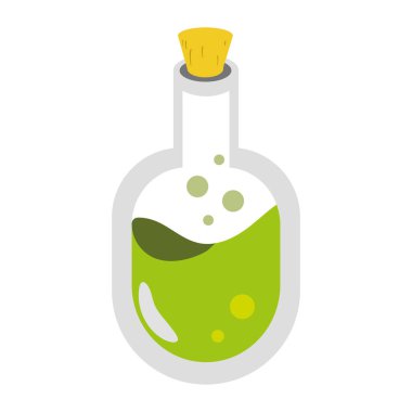 Cadılar Bayramı iksir vektörü izole