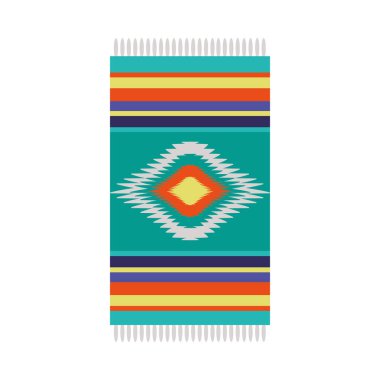 Meksika sarmaşığı kumaş deseni, vektör izole