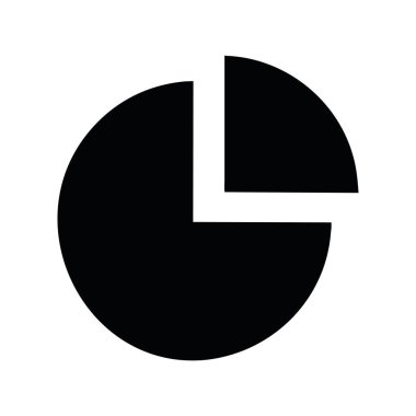 Pasta grafiği vektörü izole edildi