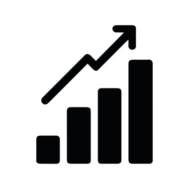 yukarıdaki grafik simgesi vektörü izole edildi