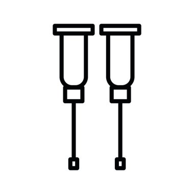 Serum torbaları ikon vektörü izole edildi