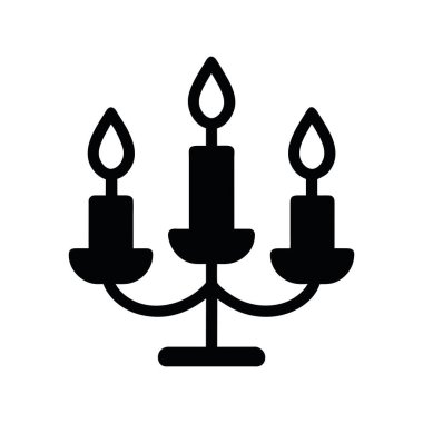 Mum simgesi tasarımı vektörü izole edildi