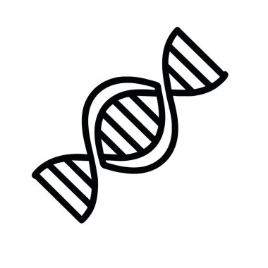 DNA simgesi resimleme vektörü izole edildi