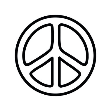 Barış işareti vektörü izole edildi