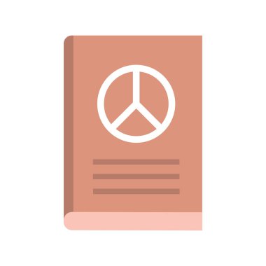 İnsan hakları kitap vektörü izole edildi