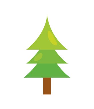 ağaç çizimi tasarım vektörü izole edildi