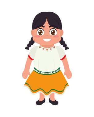 Ekvador kadın tasarım vektörü izole edildi