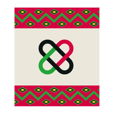 kwanzaa umoja illüstrasyon vektörü izole