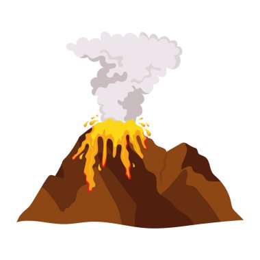 Duman ve magma vektörlü volkan izole edildi