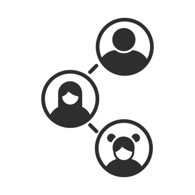 Soy ağacı vektörünün simgesi izole edildi