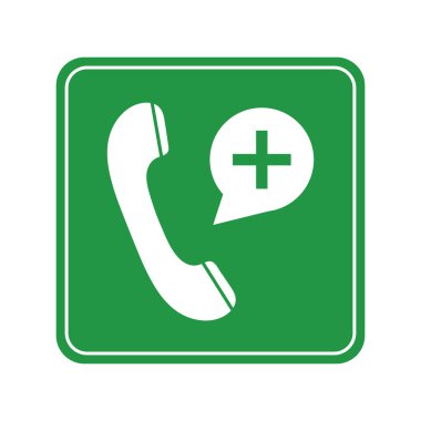 Acil durum çağrısı vektörü izole edildi