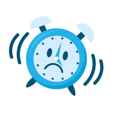 mavi pazartesi saat vektörü izole edildi