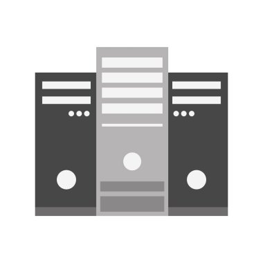 veritabanı çizimi izole edilmiş sunucu kuleleri