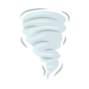 Kasırga havası izole edilmiş çizim tasarımı