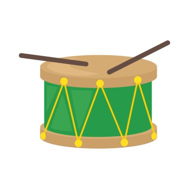 Aziz Patrik Günü Davul İllüstrasyonu