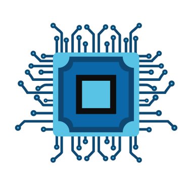 Gelişmiş robot teknolojisi illüstrasyon vektörü