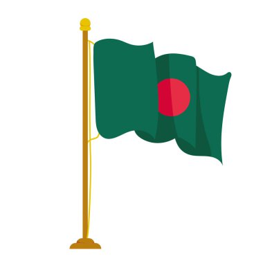 Bangladeş Bağımsızlık Günü bayrağı izole edildi
