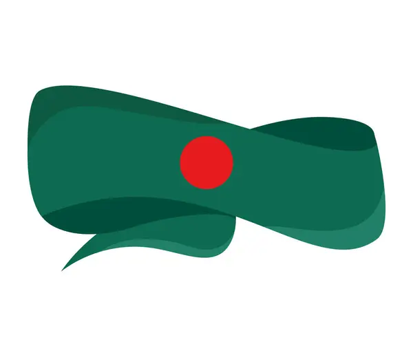 Bangladesz Dzień Niezależności Odizolowany Projekt Ilustracja Stockowa