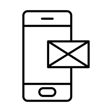 Müşteri desteği e- posta simgesi izole edildi