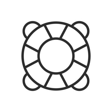 cankurtaran çizgisi resimleme vektörü