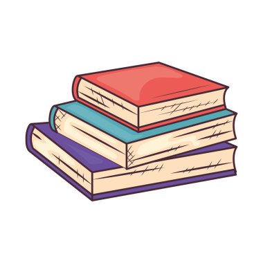 Şiir kitapları izole edilmiş tasarım