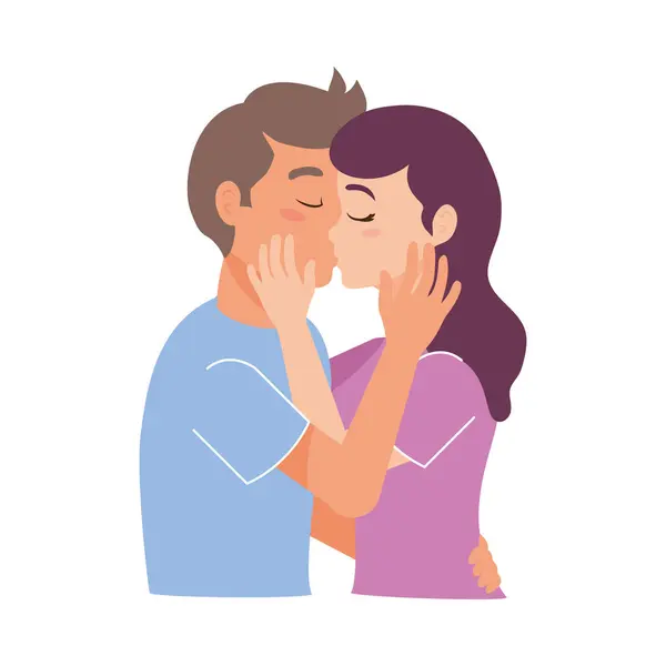 World Kiss Day Isolated Design Stock Vector