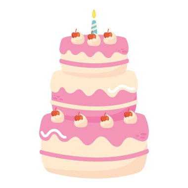 Tereyağı kremalı doğum günü pastası