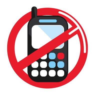 izole edilmiş telefon sembolü kullanma