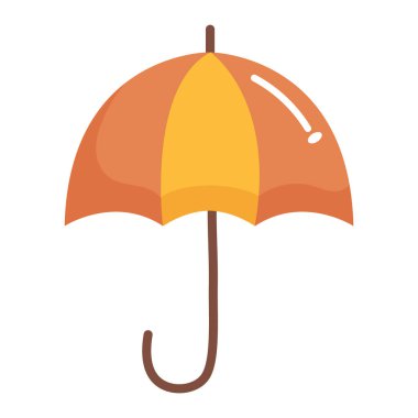 Sonbahar mevsimi için şemsiye izole