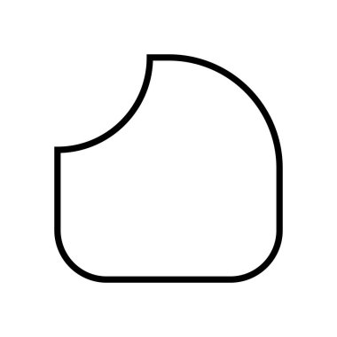 cep Geometrik Şekil tasarım simgesi