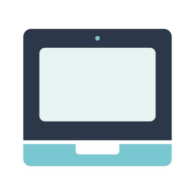 dizüstü bilgisayar ev aletleri teknolojisi izole edilmiş simge