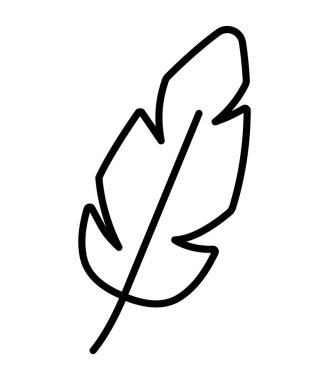 kuş tüyü g biçimi simgesi