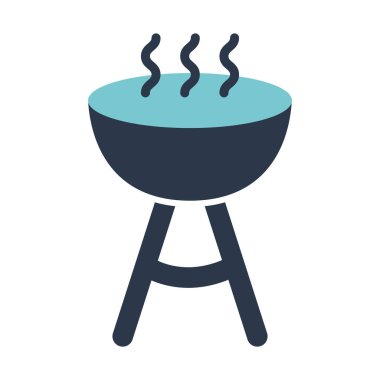 ızgara mutfak gereçleri teknoloji simgesi