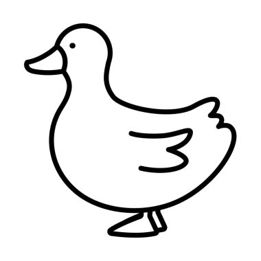 ördek hayvan G biçimi simgesi