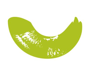 yeşil noktalı geometrik şekiller boyalı biçim simgesi