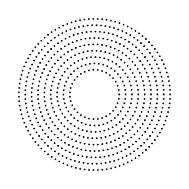 noktalı daireler Geometrik Şekil tasarım simgesi