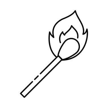 Yazdırma kibrit biçimi izole edilmiş simgesi