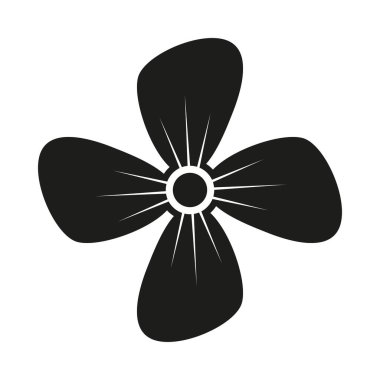 çiçek doğası silueti izole edilmiş simge