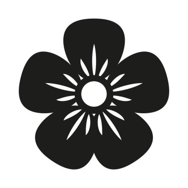 Çiçek doğası soyutlanmış tasarım