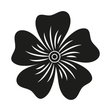 Çiçek doğası bitki örtüsü izole edilmiş ikon