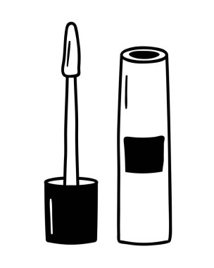 rimel makyaj el çizimi element simgesi