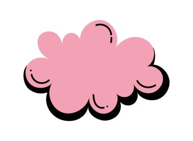 bulut eli çizilmiş element simgesi