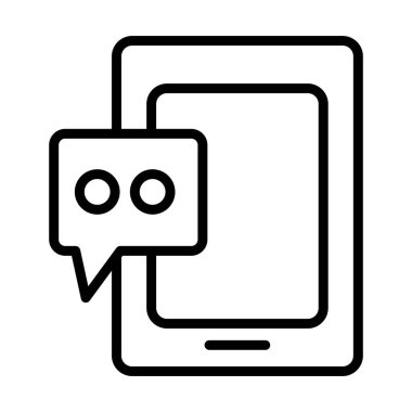 telefon iletisi iletişim simgesi satır biçimi