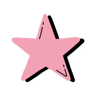 yıldız eli çizilmiş element simgesi