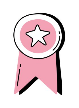 Madalya el çizilmiş element simgesi